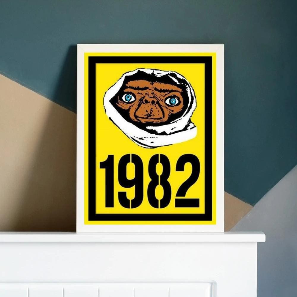 Quadro Decorativo e.T 1982 45x34cm - Vidro