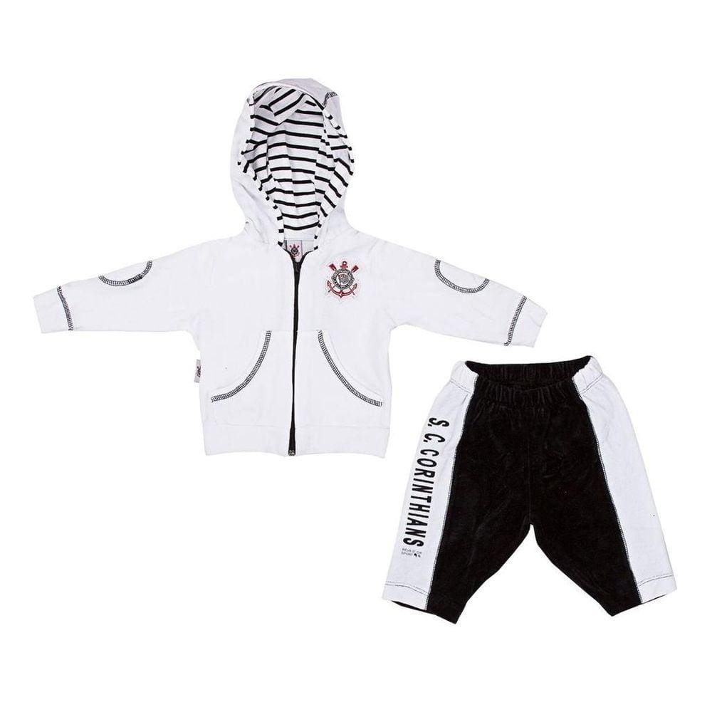 Agasalho Bebê Corinthians Plush Oficial