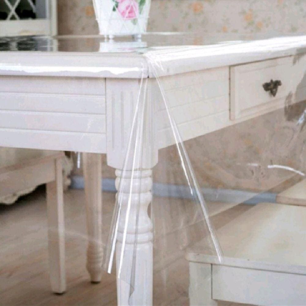 Forro De Mesa Plastico Transparente 70x70