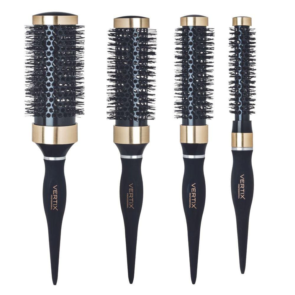 Kit Escovas Vertix Black And Gold C/4