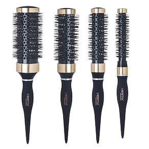 Kit Escovas Vertix Black And Gold C/4