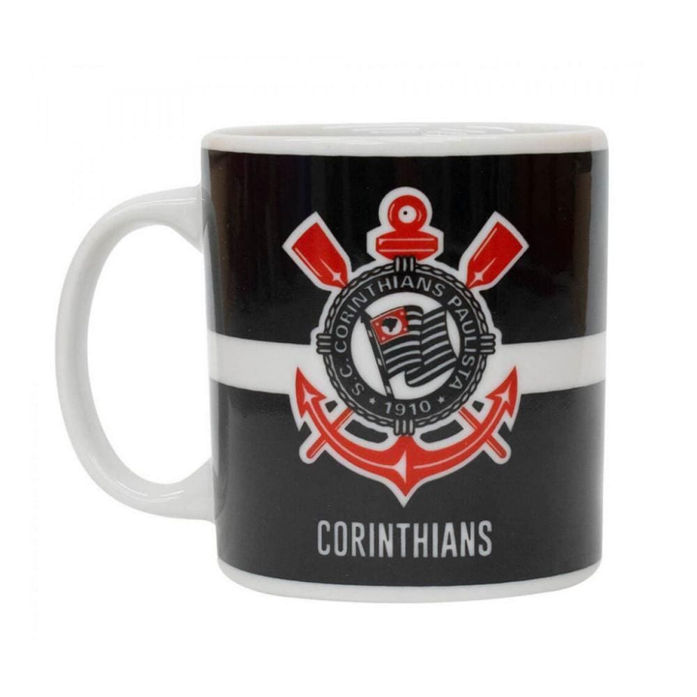Caneca Porcelana Corinthians 320ml Oficial