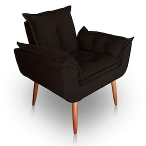 Poltrona para Sala e Quarto Decorativa Opala Suede