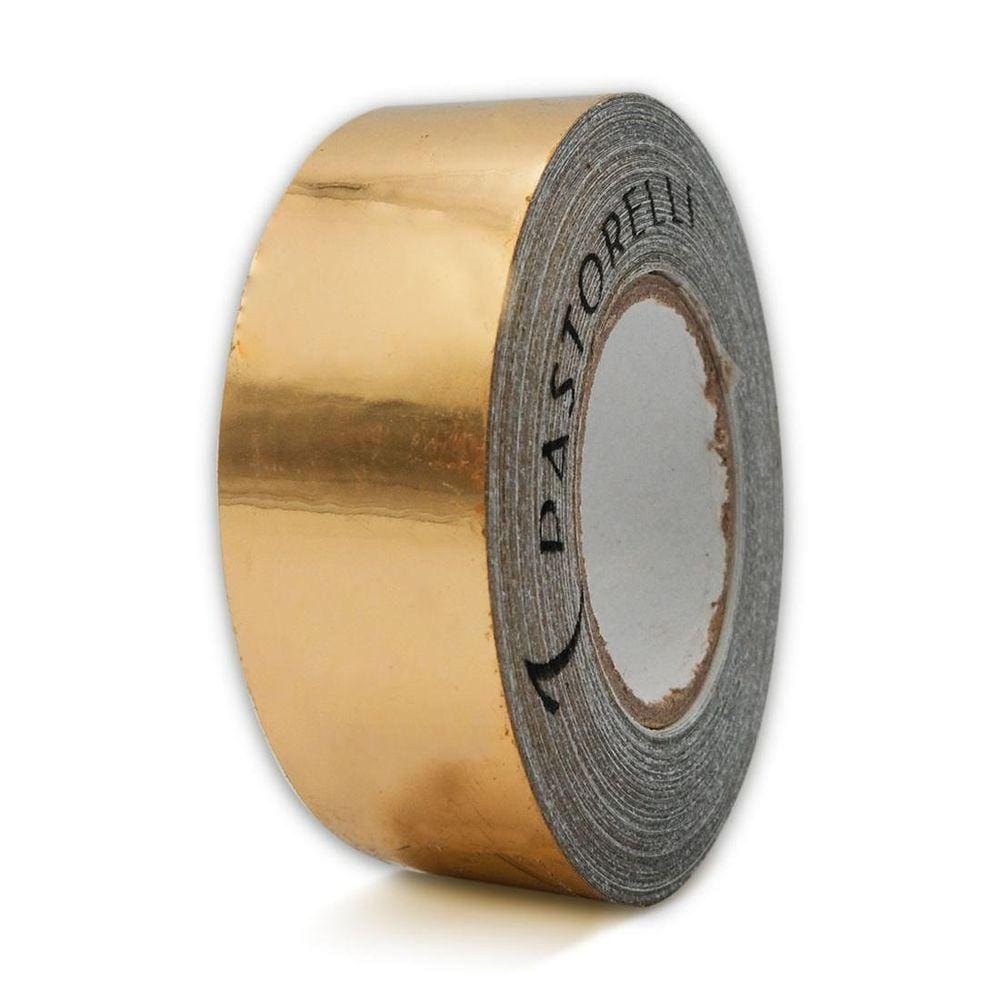 Fita Adesiva New Versailles Espelhada Adhesive Tape Pastorelli Cor Gold 04855