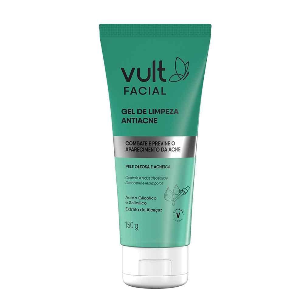 Gel De Limpeza Facial Vult  Antiacne 150g