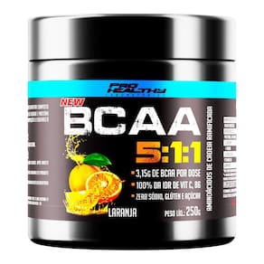 Bcaa 5:1:1 em pó - pote 250g - Pro Healthy