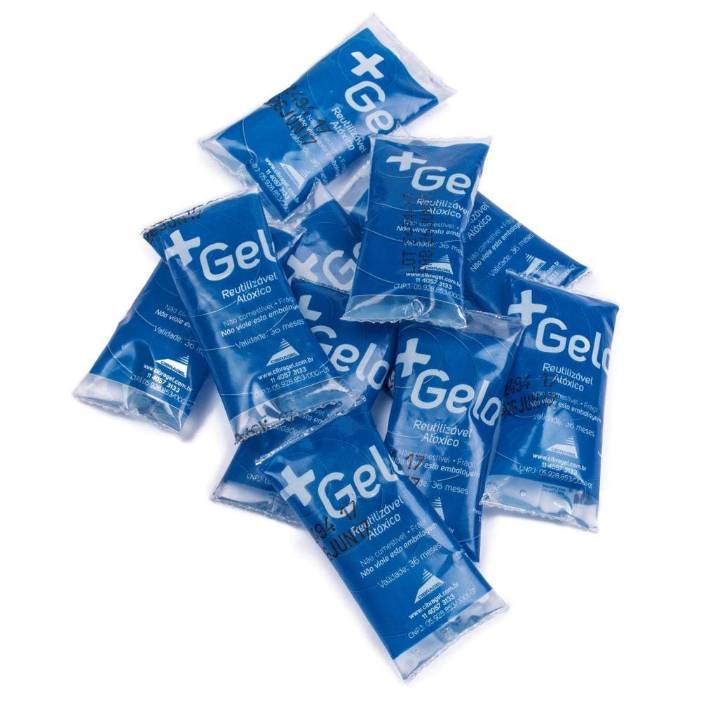Gelo Gel Artificial Flexível +Gelo 15g Kit com 50 un