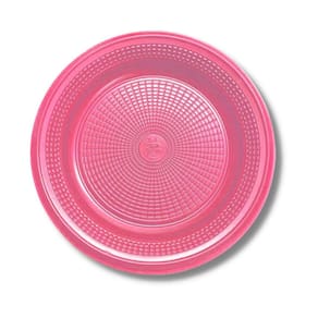 Prato Descartavel (18 Cm.) Rosa C/ (100X10 Un.)