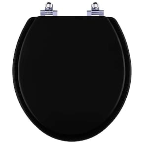 Assento Sanitário Laqueado Soft Close Flamingo Preto Para Vaso Incepa