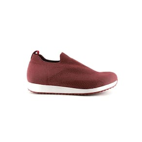 Tênis Usaflex Slip On Vermelho Tricot AG3607