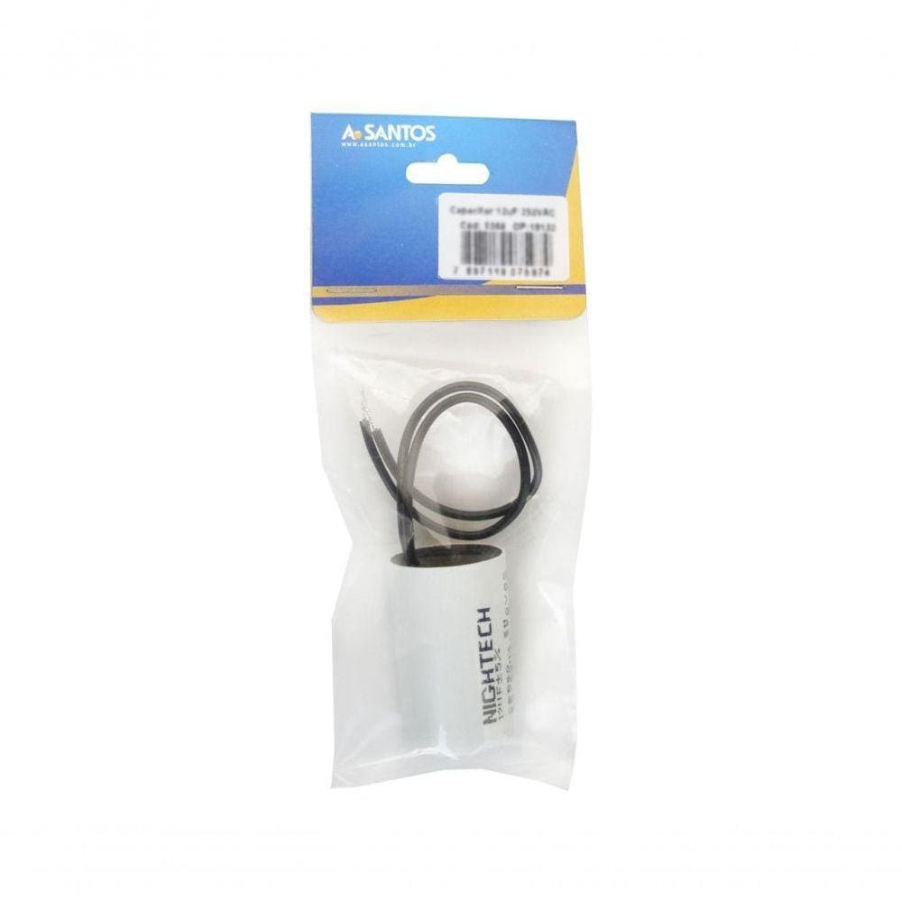 Capacitor P-Motor Cilindrico 03,0Uf 250Vac Blister