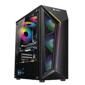 Gabinete Gamer Hayom GB1713 - Lateral em Vidro Temperado - USB 3.0 - 4 Coolers Inclusos - RGB