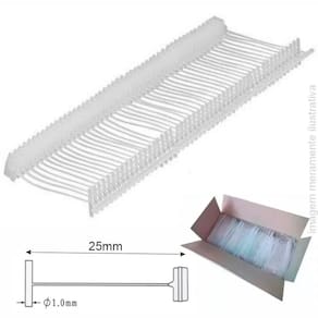 Refil Pino De Plástico Tag Pin De 25Mm - Caixa Com 5000 Unidades
