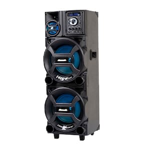 Caixa de Som Amplificada ACA 1402 Titan Black LED TWS 1400w-Bivolt
