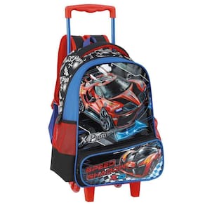 Mochilete Escolar C- Alças Speed Shadow - Cbfs-8704a - Fuseco - Azul-vermelho