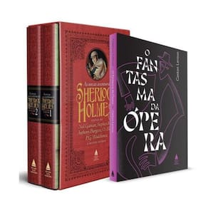Kit Box Novas Aventuras De Sherlock + O Fantasma Da Ópera