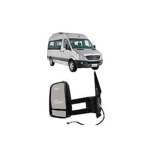 Retrovisor Sprinter 311/415/515 (2012/2019) (Le) (Braco Longo) (Eletrica ))