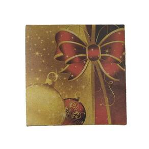 Caixa De Natal 9 Brigadeiros - Modelo 6 - Kit 25 Unidades
