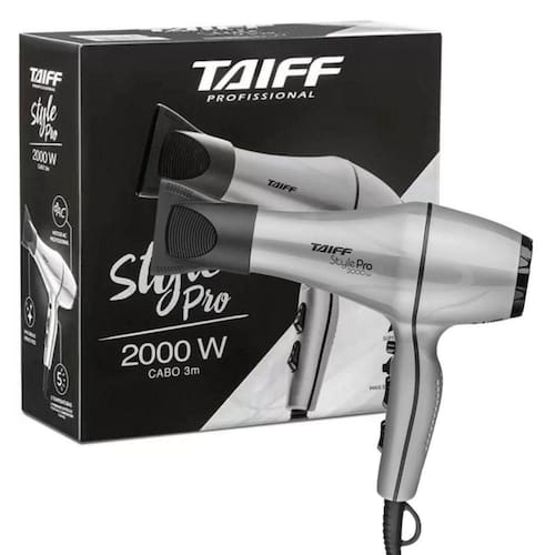 imagem-Taiff Secador Style Pro 2000W Prata 127V