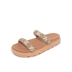 Tamanco Feminino Vizzano Flat REF: 6459110 TIRA PRONTA STRASS