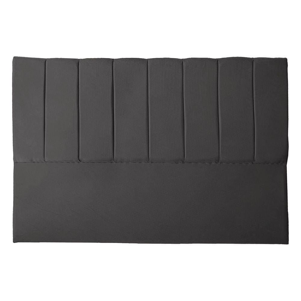 Cabeceira Casal Queen Estofada para Cama Box Dália Suede cinza