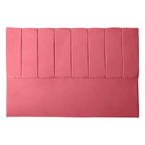 Cabeceira Casal King Estofada para Cama Box Dália Suede rosa