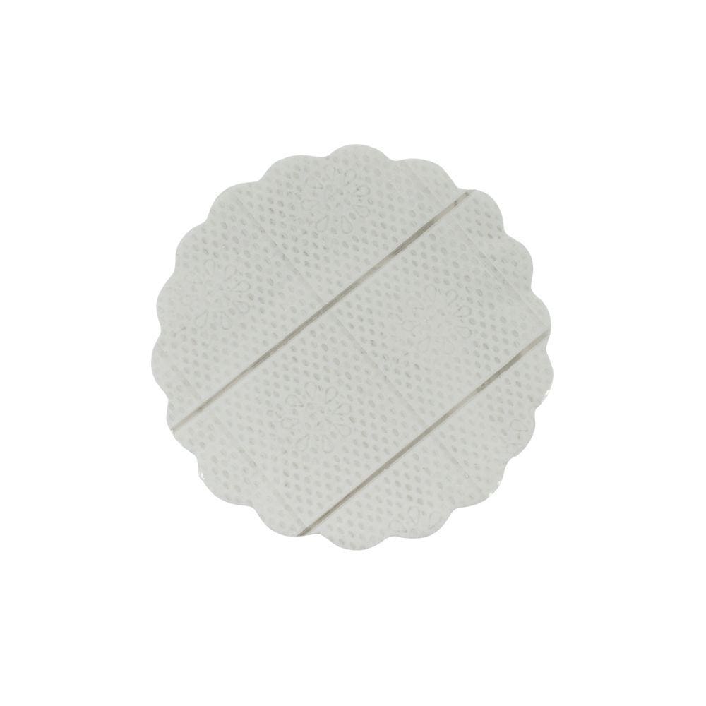 Tapetinhos Branco Fundo Rendado Para Doces 9 Cm. C/ 500 Un.