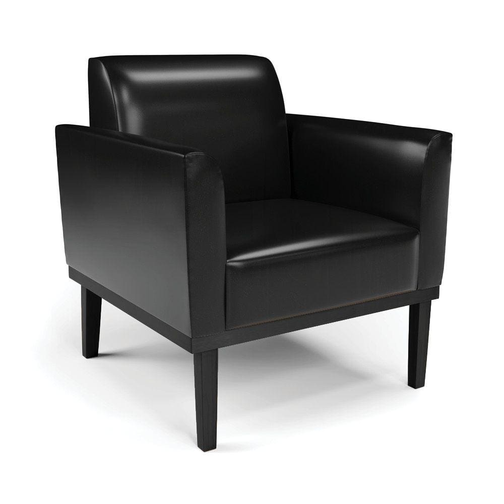 Poltrona Base de Madeira Fixa Preto Marisa Corano D03 - D`Rossi