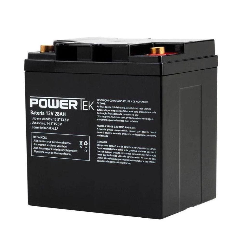 Bateria Estacionaria Powertek 12V 28Ah - EN019