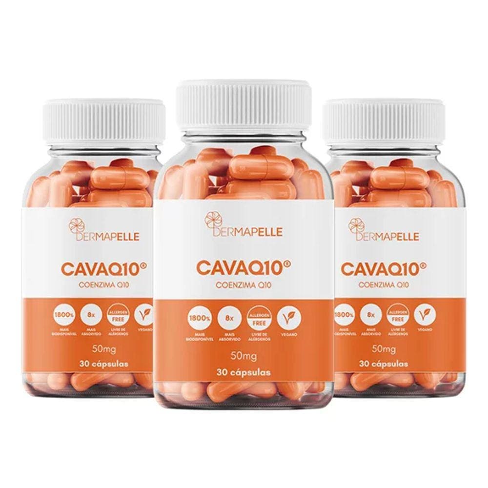 COMBO CavaQ10® 50mg 30 Cápsulas (3 unidades)