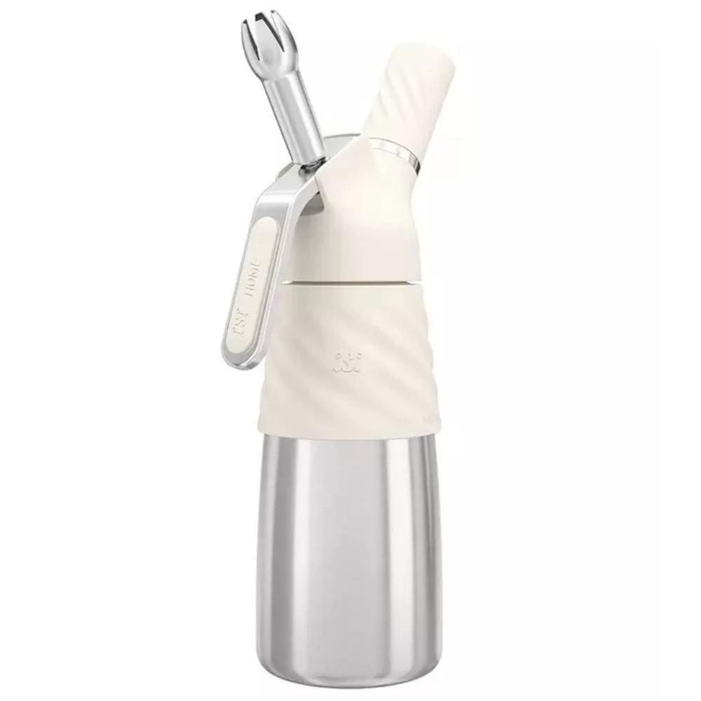 Garrafa iSi Creative Whip Bege 500ml Aço Inoxidável Silicone