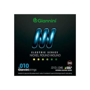 Encordoamento Para Guitarra Elétrica Geegst 10 - .010-.046