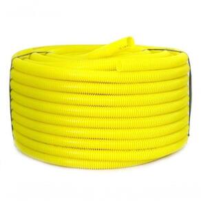 Conduíte Corrugado 3-4 - Rolo Com 50mts Amarelo