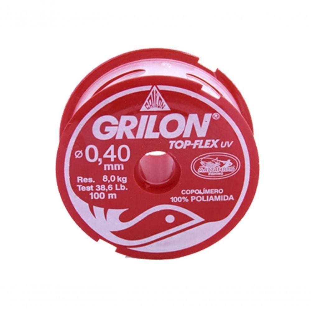 Linha Pesca Grilon Uv Br 0,40Mmx100M C-5Pcs