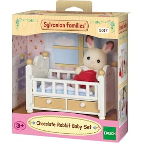 Sylvanian Families - Bebê Coelho Chocolate e Cama