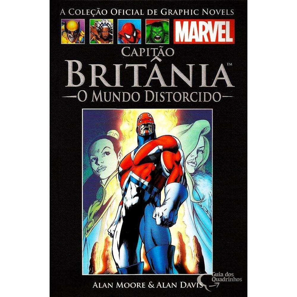 Graphic Novels Marvel Capitão Britânia Multiverso 200 Páginas
