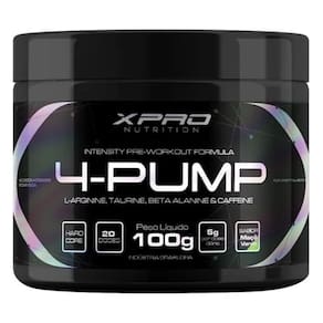 4-Pump Pré Workout Treino 100G Xpro Sabor:Maçã Verde