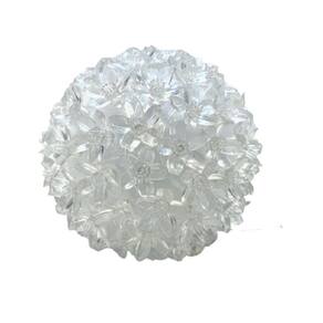 Globo Com 50 Lâmpadas Pisca Pisca Luz Led Flor Azul Natal