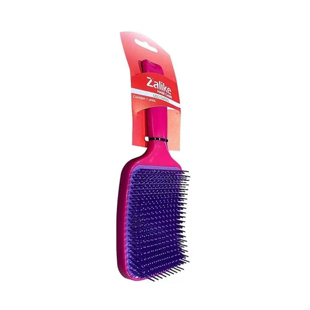 Escova De Cabelo Zalike Raquete Flex Hair Desembaraçante - 111