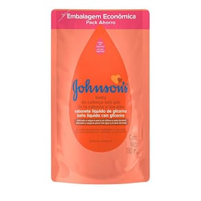 Sabonete Líquido Johnson`s Baby Refil Da Cabeça Aos Pés 180ml