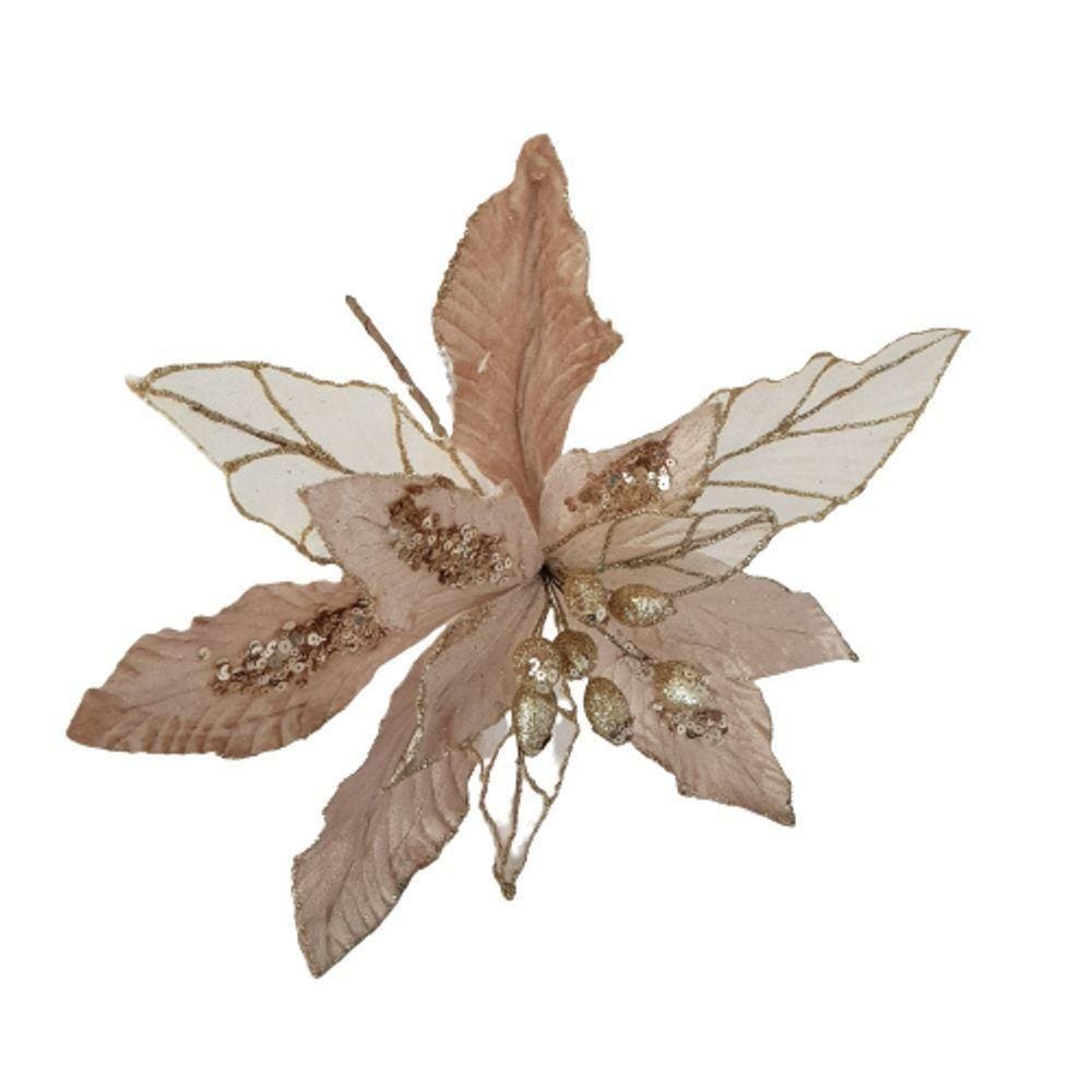 Flor Artificial Natal 30cm