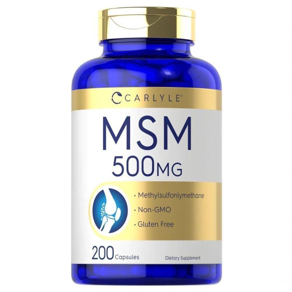 Msm, 500mg, 200 Cápsulas, Carlyle