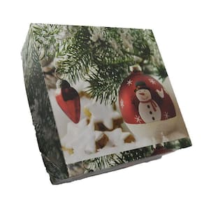 Caixa De Natal 9 Brigadeiros - Modelo 3 - Kit 25 Unidades
