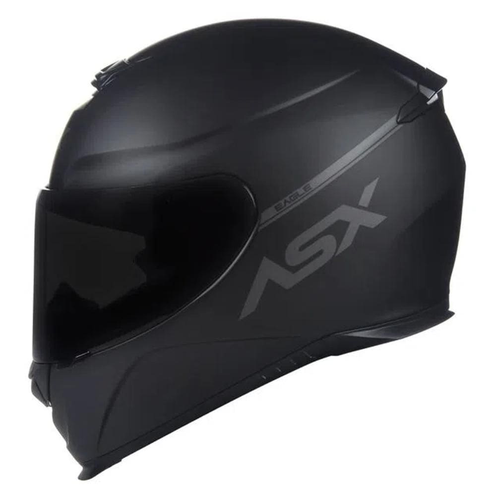 Capacete ASX Eagle Moto Narigueira Bavete Motociclista Cores