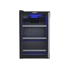 Cervejeira Venax 82L Blue Light Preto Porta Invertida
