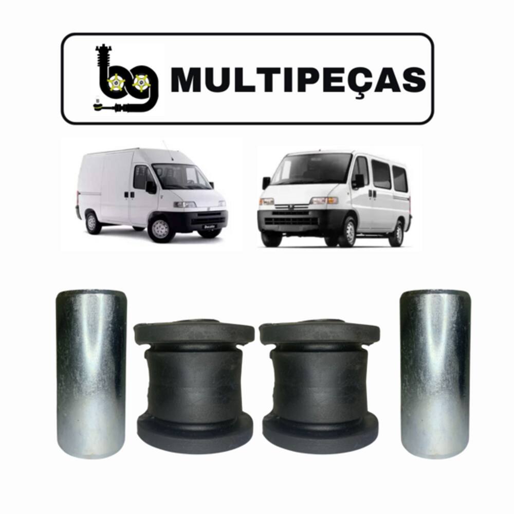 2 Bucha Central Bandeja Dianteira Fiat Ducato 1994 A 2006