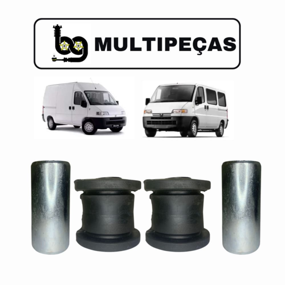 2 Bucha Central Bandeja Dianteira Fiat Ducato 1995