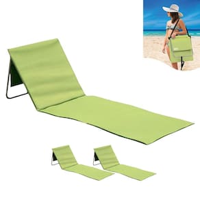 Kit 3 Espreguiçadeira Dobrável De Praia Piscina Com Alça Bolso 160x55cm - Tobee