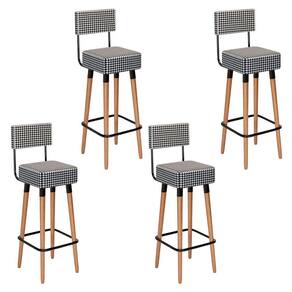 Kit 4 Banquetas Barcelona Cor Cardan - Speciale Home