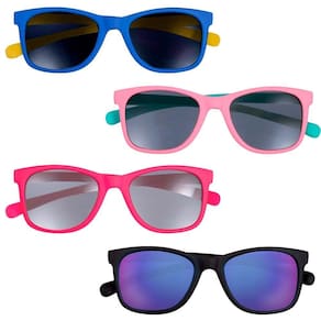 Óculos de Sol Infantil Proteção UV400 Armação Flexível Lenço para Lentes Buba